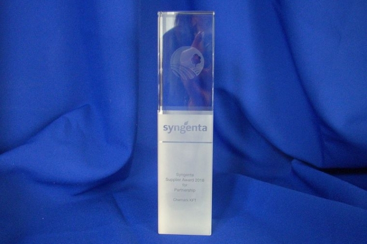 Chemark Kft. has won Syngenta's Supplier Award 2018 for Partnership