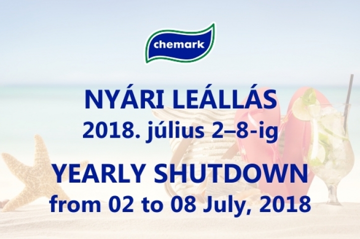 Yearly Shutdown 2018