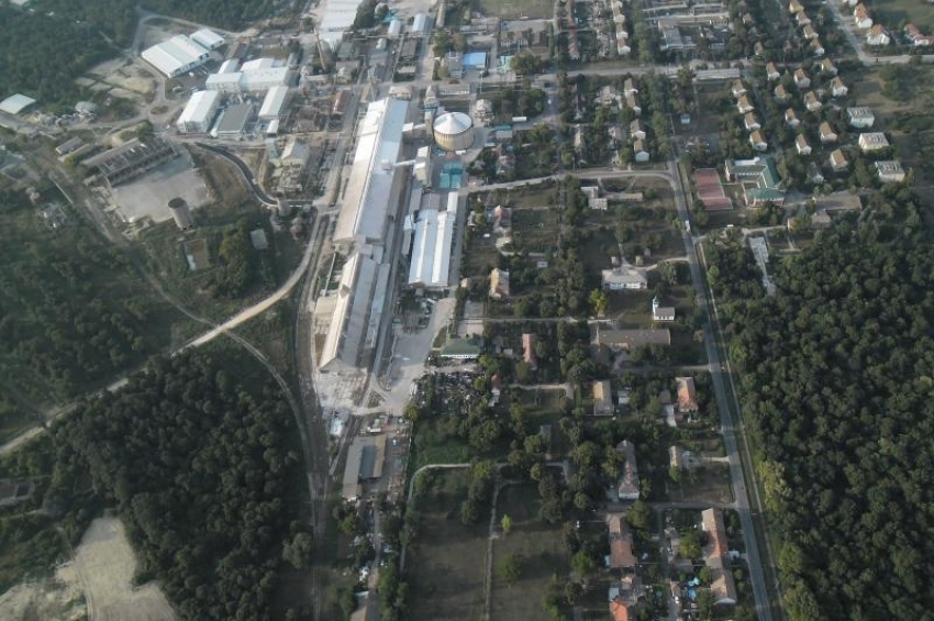 Berhida and Surroundings from a Bird's Eye View