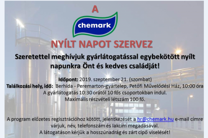 Nyílt nap 2019. szeptember 21.